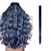Color Hair Patch Hair Patch Multi-color Hanging Ear Dyed Wig Female Highlights Straight Hair Patch