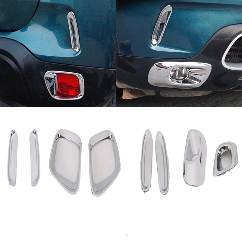 For Citroen C5 Aircross 2018 - ABS Chrome Front Rear bumper Fog Lights Lamp Cover Frame Auto Trim Exterior Kit Accessories