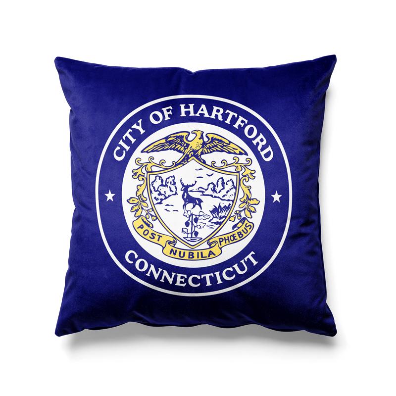 Aertemisi 18 X 18 Hartford Connecticut Square Throw Pillow Cushion Covers Cases Pillowcases For Sofa 45Cm X 45Cm Peach skin 18*18(CM)-1Pcs