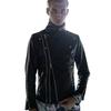 ALTER VENOMV Manoson JACKET Double Rider Jacket In Genuine Lamb Punk and Size S Men's Rider's Leather, Rock, Streetwear, V-Kei Style, (Black)