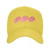 Declicious Retro Pixel Glazed Donut Baseball Cap Birthday Rugby Brand Unisex Cap Hood Baseball Unisex Womens