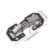 1/3/5pcs Cabinet Hinge 90 Degree No-Drilling Hole Cupboard Door Hydraulic Hinges Soft Close With Screws Furniture Hardware