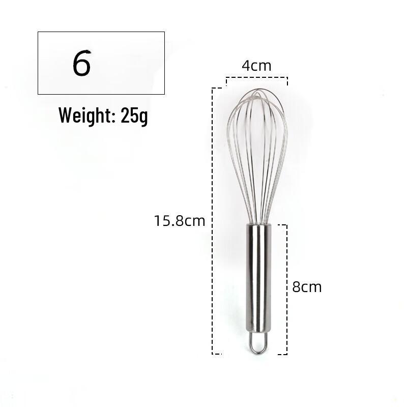 ZISIZ Stainless Steel Manual Rotary Whisk