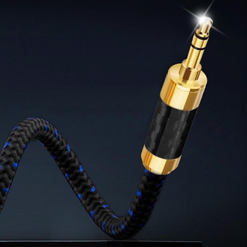 Reliable 3.5mm to XL Wire with Reinforced PVC Braiding Advanced Patches Cable Clear & Smooth Sound for Music Playbacks