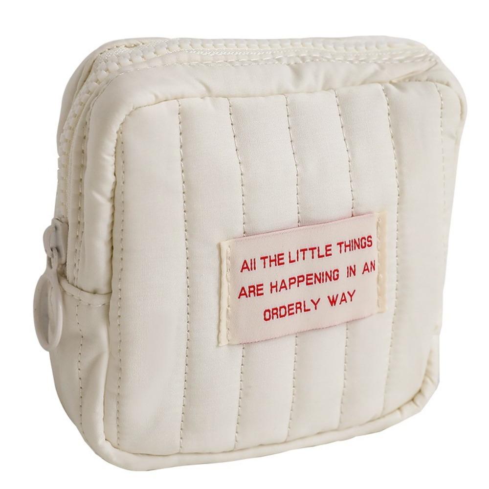 Mini Earphone Storage Pouch Organizer Coin Purse Makeup Pouch Data Cable Bag  Lipsticks