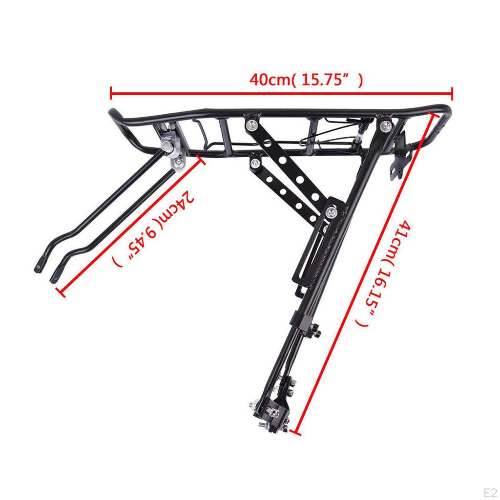 Bike Cargo Rack , Rear Luggage ,Easy Installation ,Sturdy Back