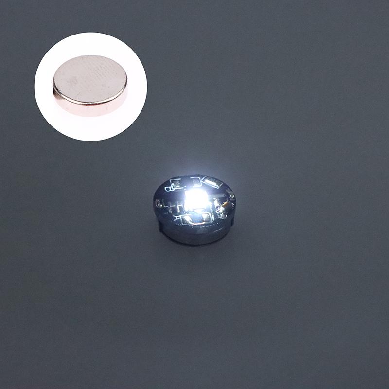 1Pc Led Magnetron Light Modeling Led Bright Wireless Lamp Toys Model Magnetic Induction Control Switch Lights + Battery