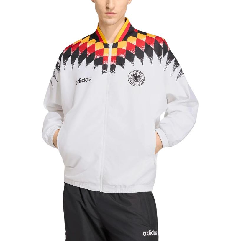 Adidas Dfb 94 Letter Logo Zip Long Sleeve Jacket Men Jacket JW8809