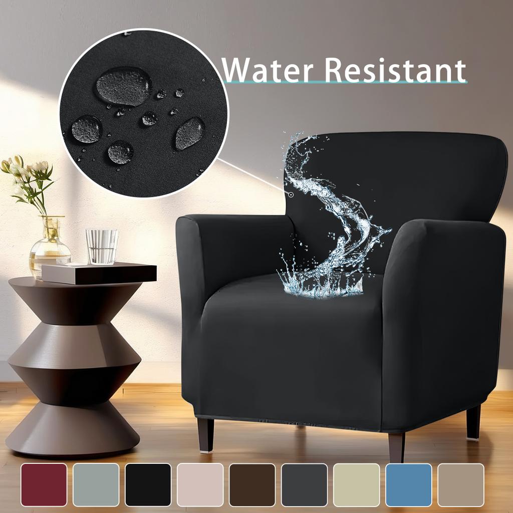 Spot sofa cover, waterproof milk silk small sofa cover, elastic solid color single sofa cover