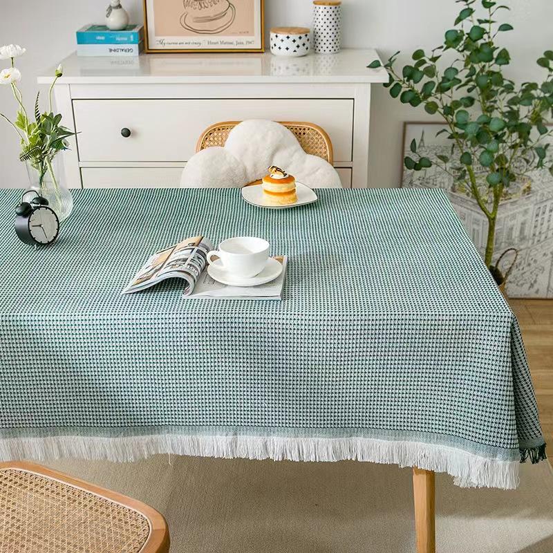 Tablecloth White Thickened Versatile Dormitory Dressing Table Dust-Proof Photography Background Cloth Picnic Dessert Table Mat
