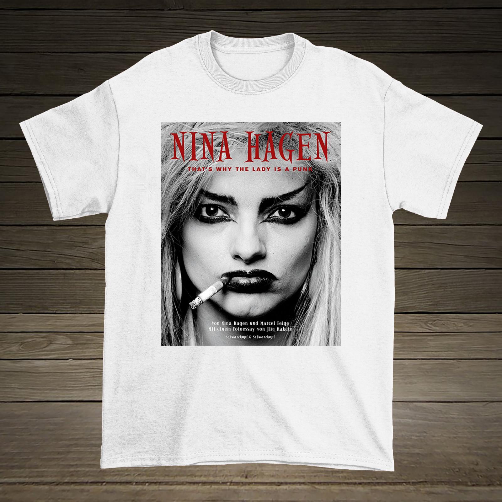 New NINA HAGEN Album Collection Gift For Fan T-shirt M
