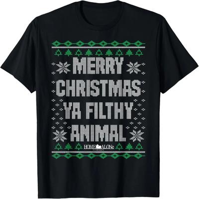 Home Alone Merry Christmas Ya Filthy Animal Ugly Sweater T-Shirt