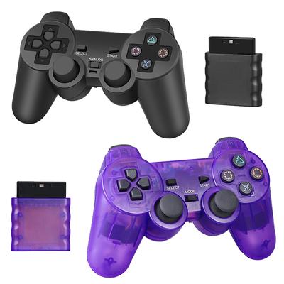 Sony PS2 Denetleyicisi için Kablosuz Gamepad Playstation 2 Konsol Joystick 2.4G Çift Titreşim Şok Joypad USB PC Oyunu