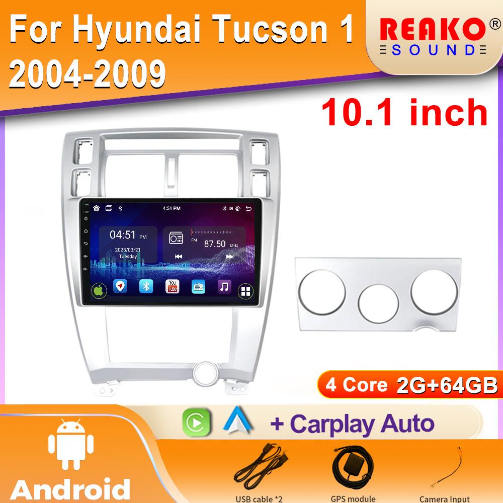 Radio samochodowe Android dla Hyundai Tucson 1 2004-2009 Multimedia Bezprzewodowe Carplay Stereo Nawigacja Auto 2Din Ekran Jednostka Główna