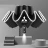 djsc4 Car Led Light Automatic Folding Windproof Sunshade Umbrella For Mitsubishi Outlander Pajero Asx L200 Ralliart Lancer Evolution X