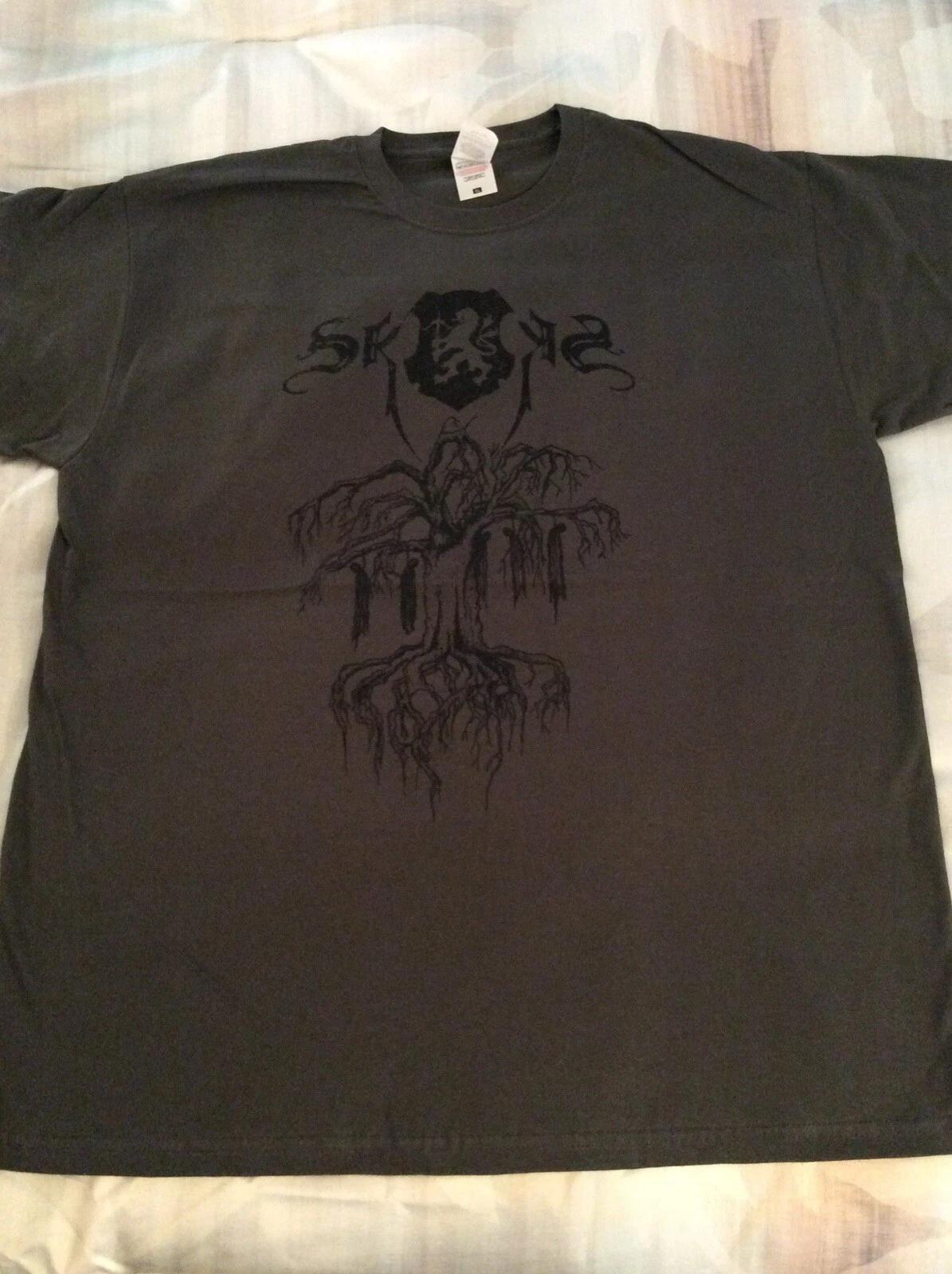 SKOGEN Grey Shirt XL,Azarath,The Chasm, Inquisition, Urgehal, Ensiferum M