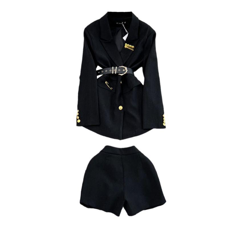 Mid Length Long Length High Waist Slimming and Wide Leg Spring Fashion Suit