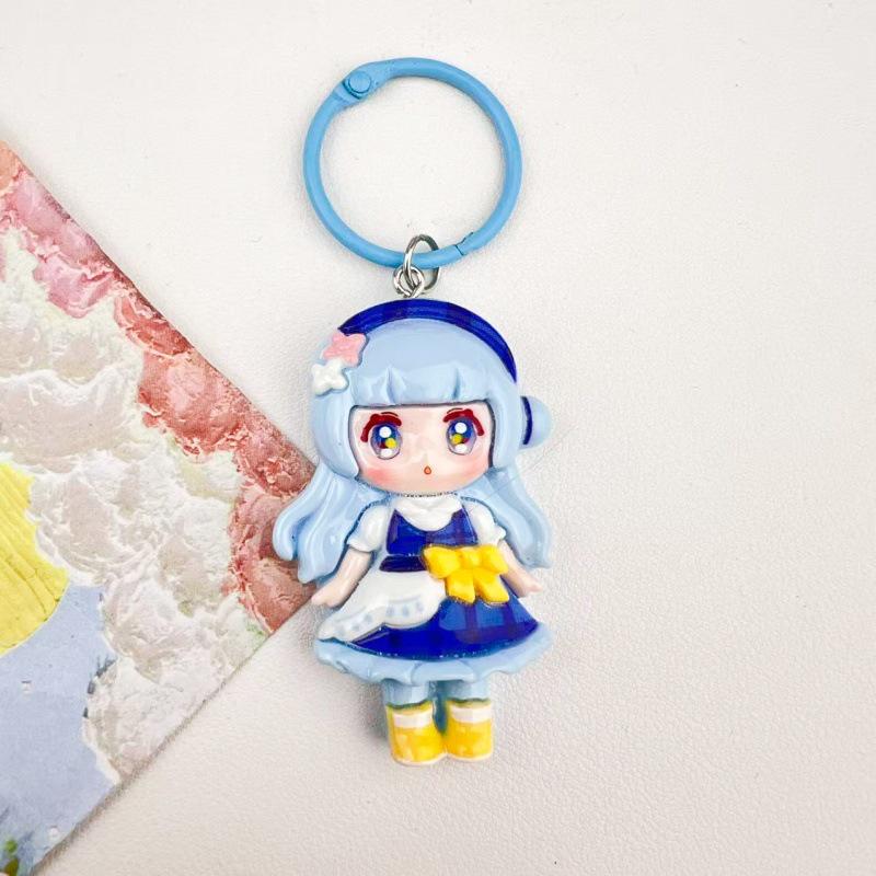 Sweet Girl DIY Resin Princess Keychain Pendant - Donna's Bag & Backpack Charm