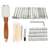Leather Sculpture Stamping Tools Incisive DIY Durable Sturdy Convenient Leather Working Tools