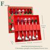 Cartoon Christmas Stainless Steel Cutlery Set: Colorful Spoon & Fork
