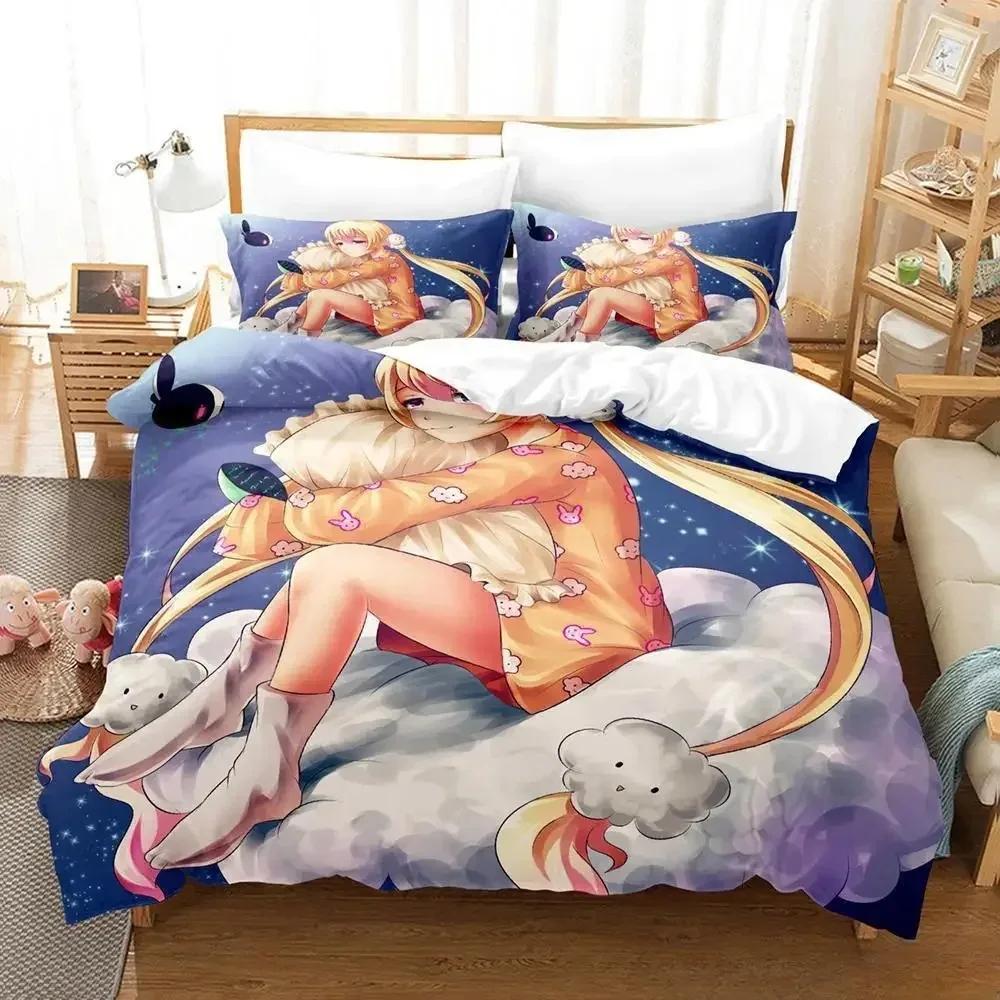 New Magical Girl Raising Project Bedding Set Single Twin Full Queen King Size Bed Set Adult Kid Bedroom Duvet Cover Sets Anime