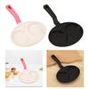 2 Hole Fried Egg Pan Long Handle Multifunctional Egg Cooker Breakfast Maker Nonstick for Crepe Pancake Steak Plett Burger