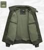 2024 Men's Casual 95% Cotton High Collar Pilot Jacket for Spring & Autumn