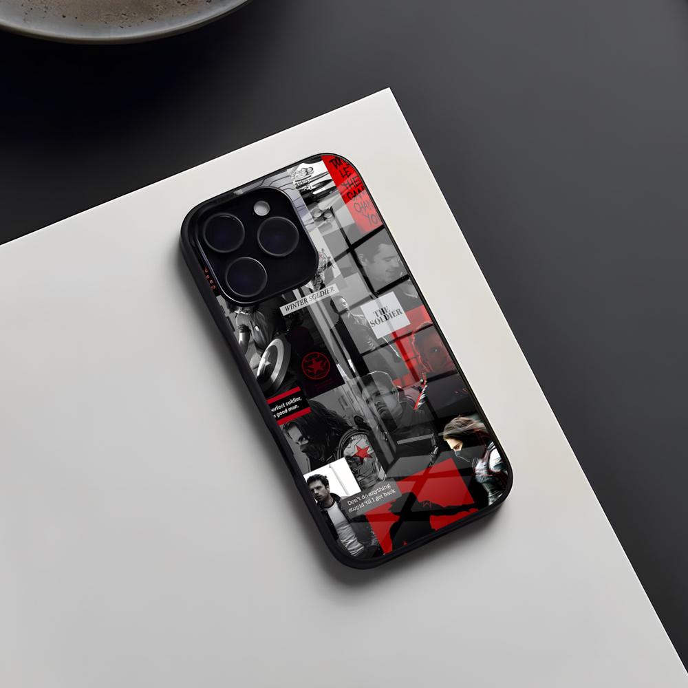 

B-Bucky B-Barnes Winter S-SoldieSr Phone Case For IPhone 17 Pro Max 16 15 14 Pro Max 13 11 X Xs Xr 8 7Plus Glass Cover iPhone 12