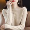 100% Wool Women Sweater Winter Soft Warm Knit Pullover Autumn Jumpers Female Sweaters Knit Tops Long Sleeve