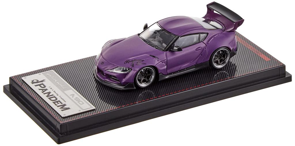 Ignition Model Pandem Supra Matte Purple 1/64 (A90) (Finished Model)