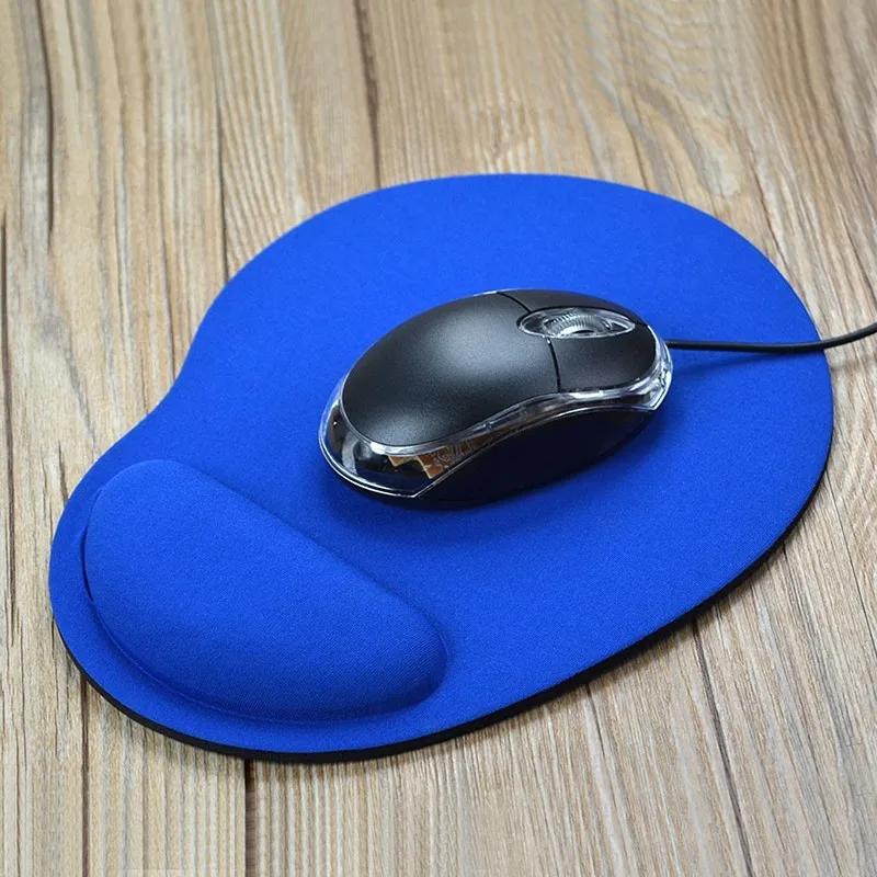 Mouse Pad EVA Support Wristband Gaming Mousepad Solid Color Mice Mat Comfortable Mouse Pad With Wrist Rest For PC Laptop Coaster