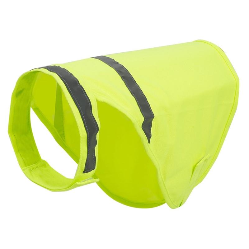 

Dogs Reflective Vest Adjustable Outdoor Activity Pet High Visibility Safety Vest S флуоресцентний жовтий колір