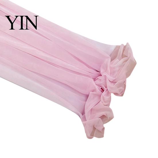 Soft Table Runner Sheer Flowing Runner, Chiffon Wedding Elegant Solid Color Spill Resistant for Dining Home Bridal Shower Party Decor Sophisticated
