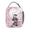 Back To School seasonBleach Portable Food Pouch Byakuya Kuchiki (4) Large Capacity Casual Multi-Function Snack Storage Lunch Bag