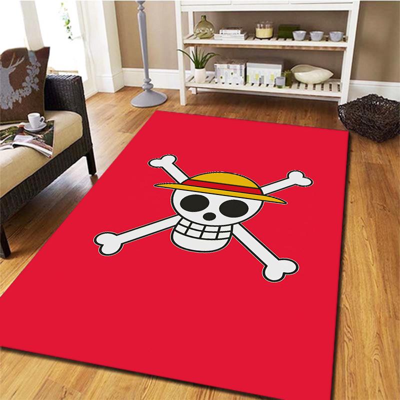 One Piece Logo Carpet Rug For Living Room Bedroom Home Sofa Decoration Kids Play Nonslip Floor Mat