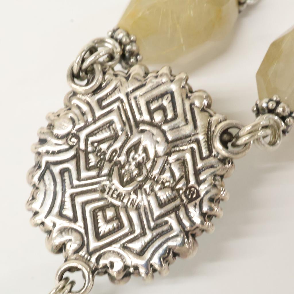 STEPHEN DWECK STERLING Turquoise/Color Stone Necklace Silver / BlueUsed