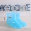 Long rain boots women's fashion rain shoes women's adult no lining high tube waterproof shoes quick-drying rubber shoes summer