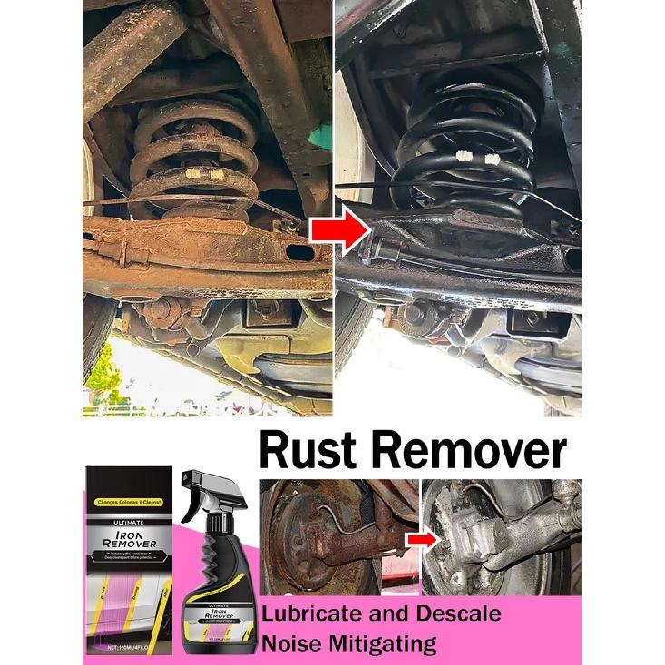 Car Rust Remover Quick Remover Exhaust Pipe Rust Removal Spray Cleaning Metal Iron Powder Old Cars To New