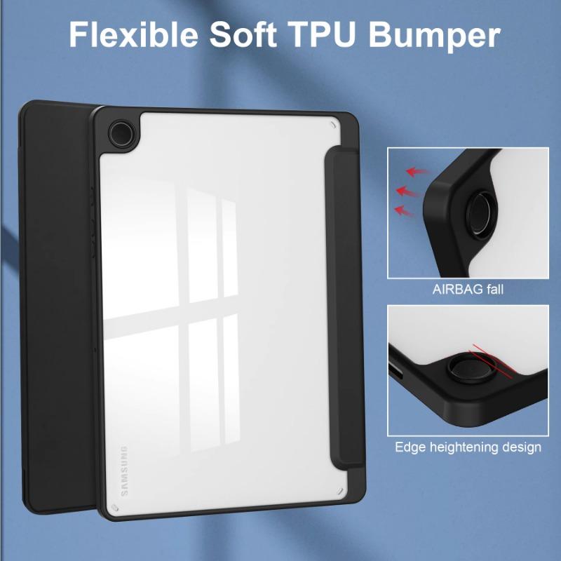 Mit Stifthalter Hülle für Samsung Galaxy Tab A11+A9+Plus 11 A8 10.5 8.7 Tablet Hülle Tab S11 S9 Ultra 14.6 S8+12.4 S7 FE Hüllen