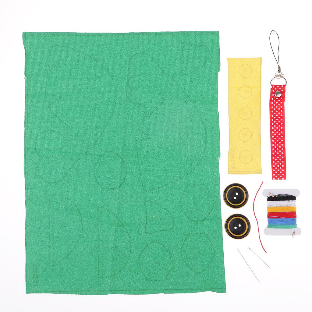 Cartoon Doll DIY Handmade Plush Stuffed Toy Making Kit Sewing Crafts