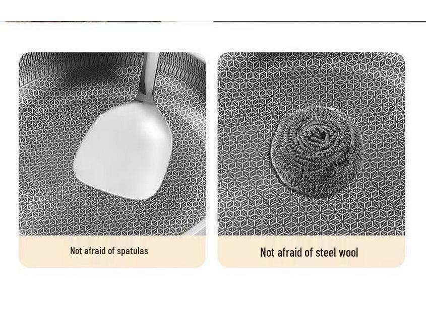 Non-Stick Stainless Steel Honeycomb Textured Frying and Stir-Frying Pan