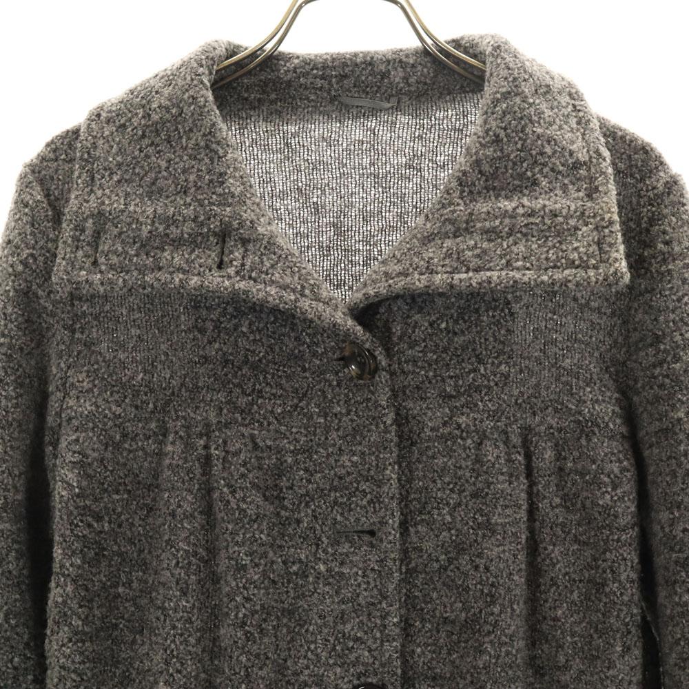 MAX MARA WEEK END LINE Pile Knit Jacket 40 Gray Women Used