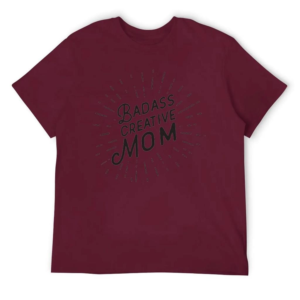 Mother's Day Badass Creative Mom WOmen's Triblend T-shirt Crewneck Sports T-shirts Novelty Fitness Funny Eur Size