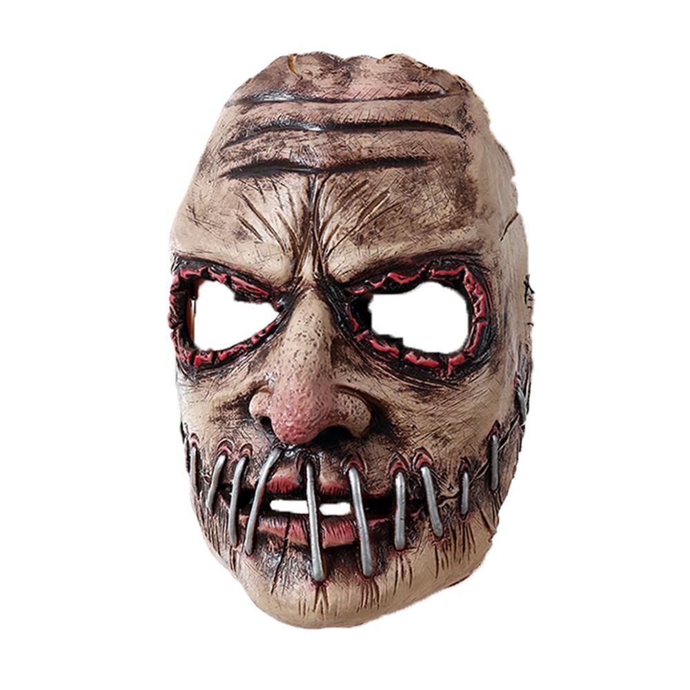 Halloween Terror Big Mouth Nails Mask Latex Evil Demon Cosplay Costumes Headgear Helmet Carnival Party Horror Blood Creepy Props