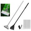 Stainless Steel Fish Tank Cleaner Set Dual-use Aquatic Plants Cleaning Tool  Fish Tank Accessories