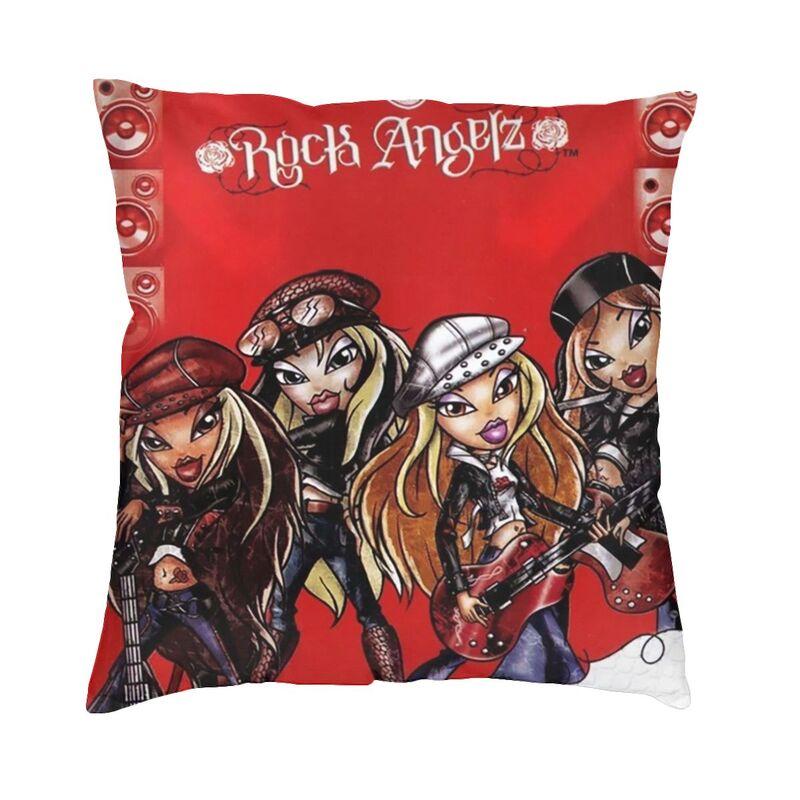 Personalized Custom Bratz Rock Angelz Pillow Case 45x45cm Decor Home Anime Manga Tv Nordic Cushion Cover Soft Pillowcase
