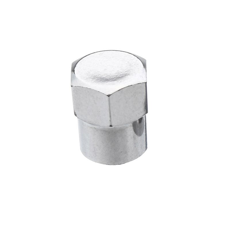 12 Sets TR413 Chrome Car Truck Tire Wheel Tyre Valve Hex Cap W/ Sleeve Covers