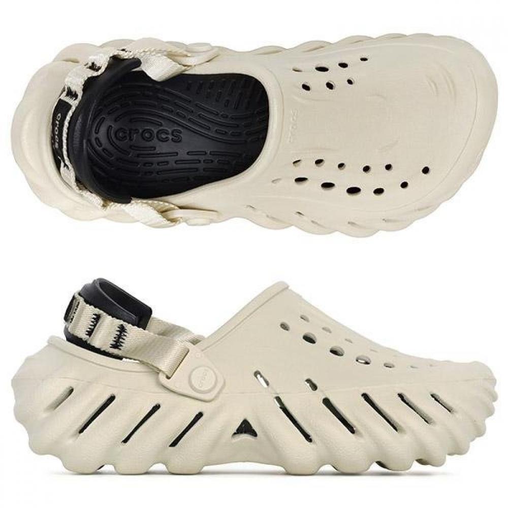 

Crocs 25ss Bone Black Eco Clog Sandals 207937 2yj