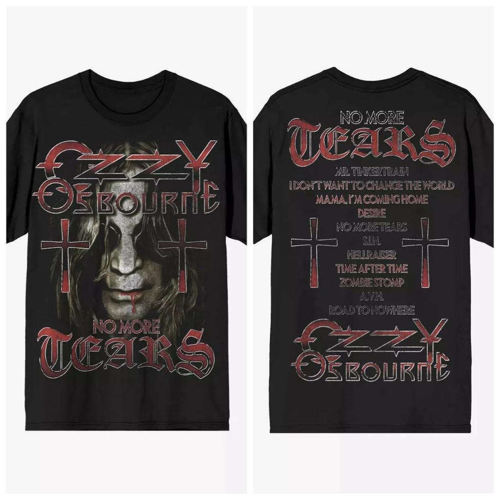 Rock Punk Y2k Vintage Top Ozzy Osbourne Heavy Metal Legend T Shirt Oneck Tshirt Reprint Humorous Tee Hip Hop Fashion Clothing