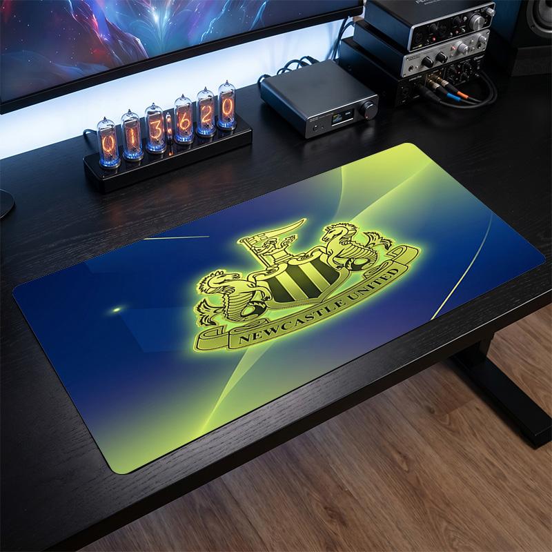 Newcastle United Fußball Druck Großes Mauspadd, Rutschfestes Erweitertes Gaming-Schreibtischmatte für Büro Zuhause